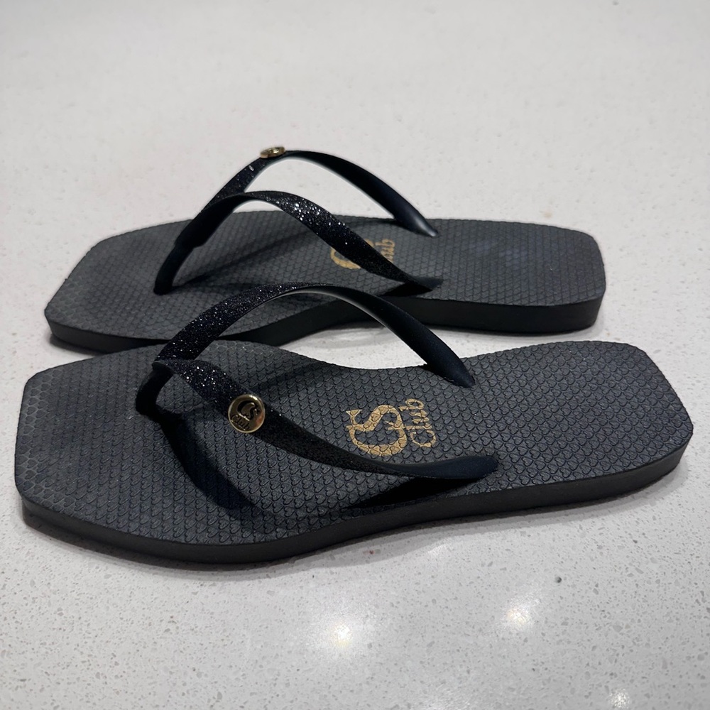 Carmen Steffans Square Toe Flip Flop